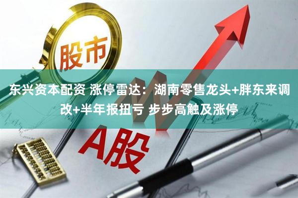 东兴资本配资 涨停雷达：湖南零售龙头+胖东来调改+半年报扭亏 步步高触及涨停