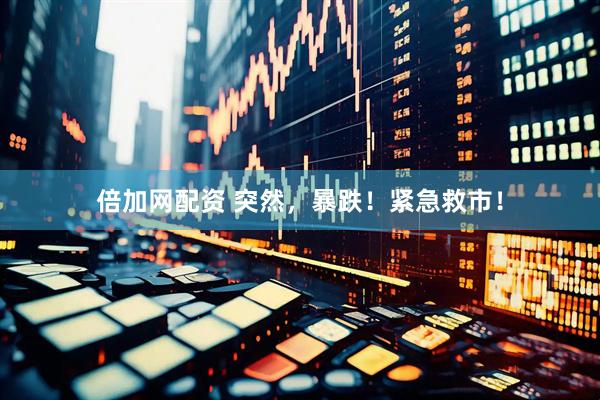 倍加网配资 突然，暴跌！紧急救市！