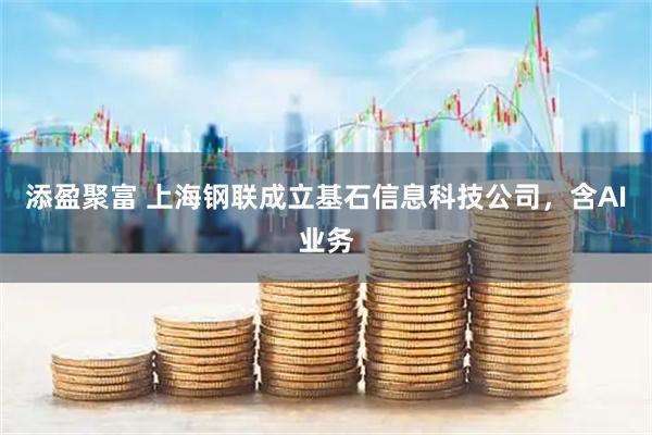 添盈聚富 上海钢联成立基石信息科技公司，含AI业务